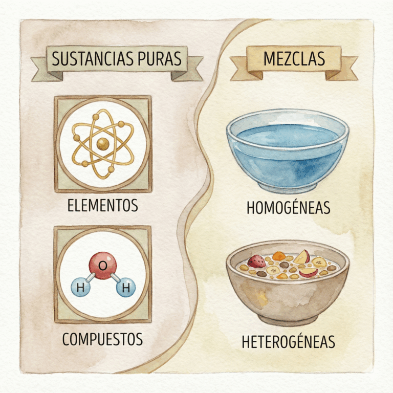La Materia: Definición y Clasificación