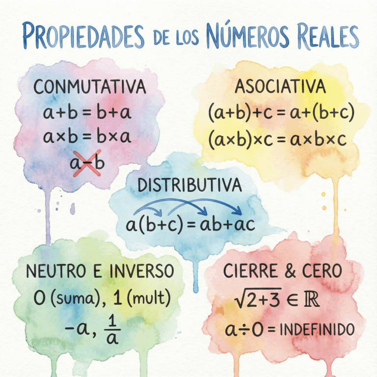 🧮 Propiedades de los números reales